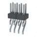 MMT-104-02-T-DH-P-TR by Samtec Inc. - CONNECTOR HEADER SMD R/A 8POS 2MM