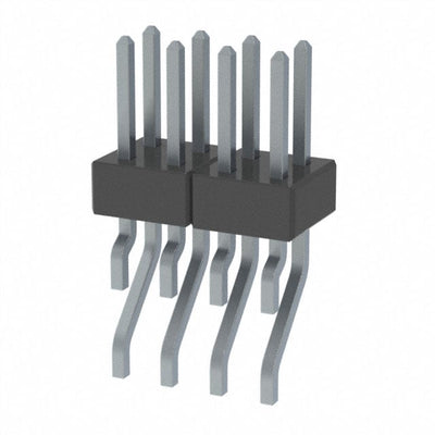MMT-104-02-TM-DH-P-TR by Samtec Inc. - CONNECTOR HEADER SMD R/A 8POS 2MM