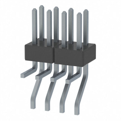 MMT-104-02-T-MT-TR by Samtec Inc. - CONNECTOR HEADER SMD R/A 8POS 2MM