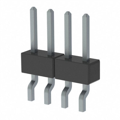 MMT-104-02-TM-SH-K-TR by Samtec Inc. - CONNECTOR HEADER SMD R/A 4POS 2MM