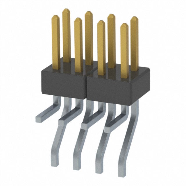 MMT-104-02-SM-MT by Samtec Inc. - CONNECTOR HEADER SMD R/A 8POS 2MM