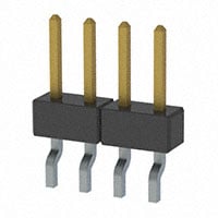 MMT-104-02-SM-SH-P by Samtec Inc. - CONNECTOR HEADER SMD R/A 4POS 2MM