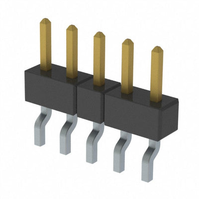 MMT-105-01-SM-SH-K-TR by Samtec Inc. - CONNECTOR HEADER SMD R/A 5POS 2MM