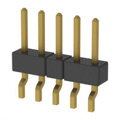 MMT-105-02-H-SH by Samtec Inc. - CONNECTOR HEADER SMD R/A 5POS 2MM