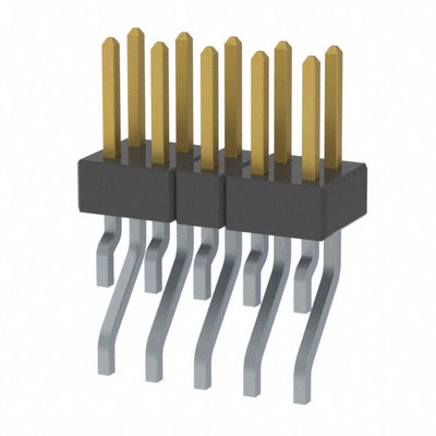 MMT-105-02-S-DH-P by Samtec Inc. - CONNECTOR HEADER SMD R/A 10POS 2MM