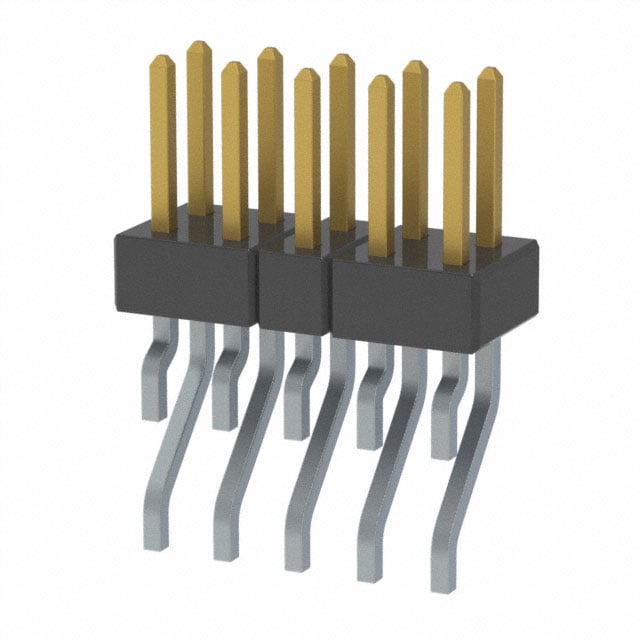 MMT-105-02-L-DH-P-TR by Samtec Inc. - CONNECTOR HEADER SMD R/A 10POS 2MM