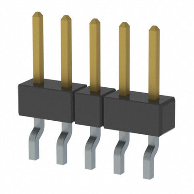 MMT-105-02-S-SH-K by Samtec Inc. - CONNECTOR HEADER SMD R/A 5POS 2MM