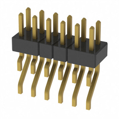 MMT-106-01-H-DH by Samtec Inc. - CONNECTOR HEADER SMD R/A 12POS 2MM