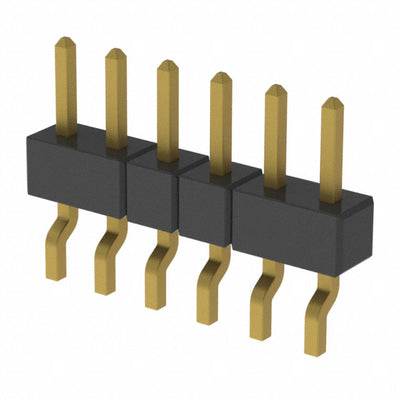 MMT-106-01-H-SH by Samtec Inc. - CONNECTOR HEADER SMD R/A 6POS 2MM