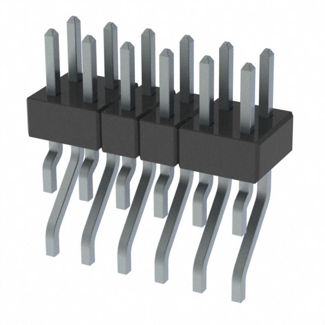 MMT-106-01-TM-DH-P-TR by Samtec Inc. - CONNECTOR HEADER SMD R/A 12POS 2MM