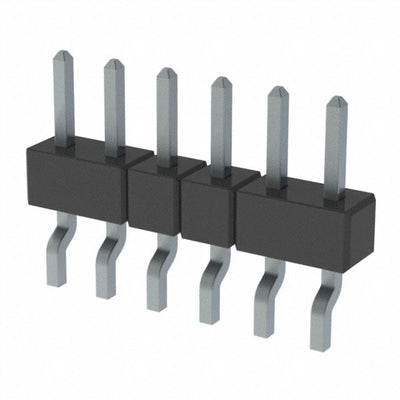 MMT-106-01-T-SH-P by Samtec Inc. - CONNECTOR HEADER SMD R/A 6POS 2MM