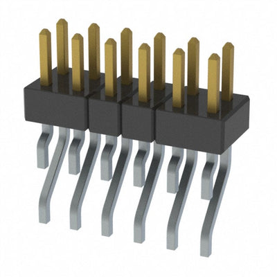 MMT-106-01-F-DH-K-TR by Samtec Inc. - CONNECTOR HEADER SMD R/A 12POS 2MM