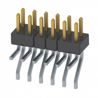 MMT-106-01-S-MT-P-TR by Samtec Inc. - CONNECTOR HEADER SMD R/A 12POS 2MM