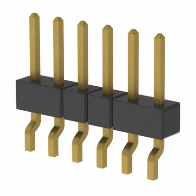 MMT-106-02-H-SH by Samtec Inc. - CONNECTOR HEADER SMD R/A 6POS 2MM