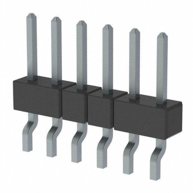 MMT-106-02-T-SH by Samtec Inc. - CONNECTOR HEADER SMD R/A 6POS 2MM