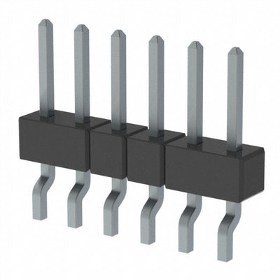 MMT-106-02-T-SH-K by Samtec Inc. - CONNECTOR HEADER SMD R/A 6POS 2MM