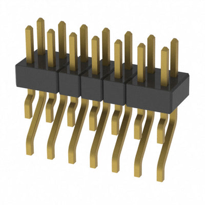 MMT-107-01-H-DH by Samtec Inc. - CONNECTOR HEADER SMD R/A 14POS 2MM