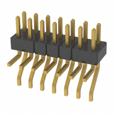 MMT-107-01-H-MT by Samtec Inc. - CONNECTOR HEADER SMD R/A 14POS 2MM
