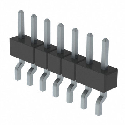 MMT-107-01-T-SH by Samtec Inc. - CONNECTOR HEADER SMD R/A 7POS 2MM