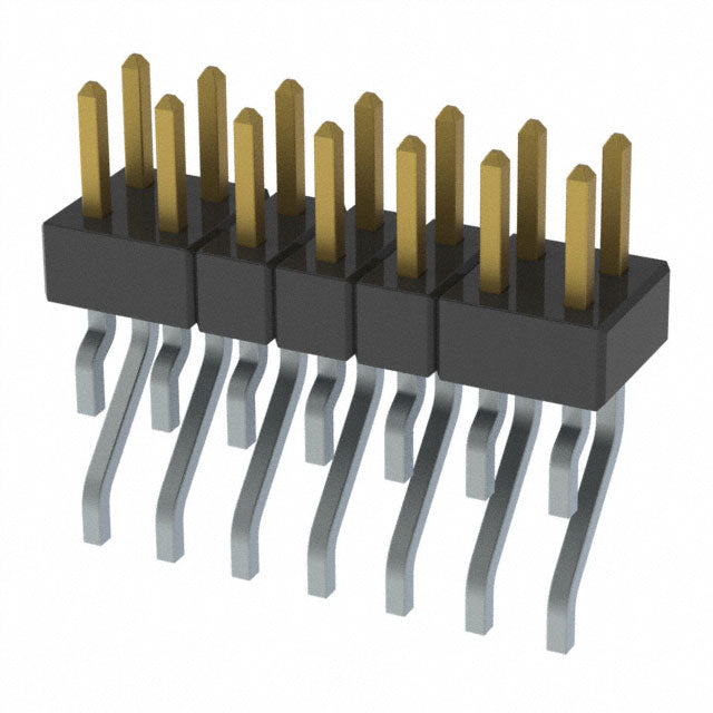 MMT-107-01-F-DH-K by Samtec Inc. - CONNECTOR HEADER SMD R/A 14POS 2MM