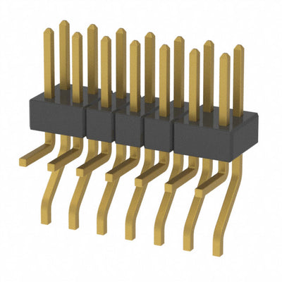 MMT-107-02-H-MT by Samtec Inc. - CONNECTOR HEADER SMD R/A 14POS 2MM