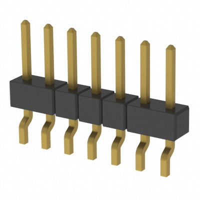 MMT-107-02-H-SH by Samtec Inc. - CONNECTOR HEADER SMD R/A 7POS 2MM