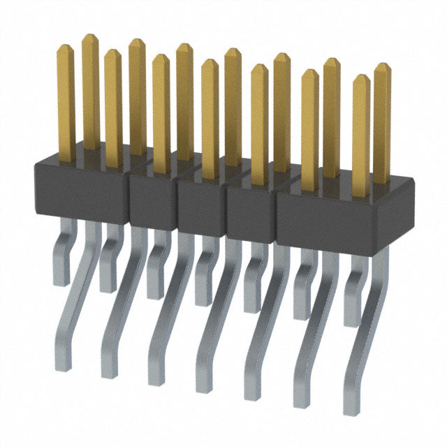 MMT-107-02-L-DH-K by Samtec Inc. - CONNECTOR HEADER SMD R/A 14POS 2MM