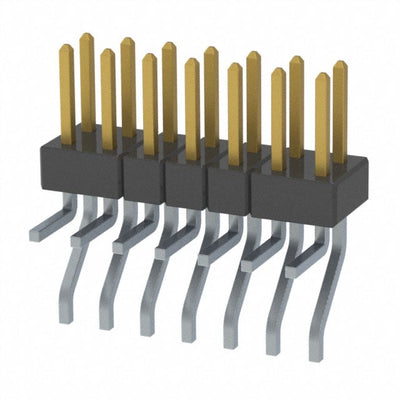 MMT-107-02-F-MT-K by Samtec Inc. - CONNECTOR HEADER SMD R/A 14POS 2MM