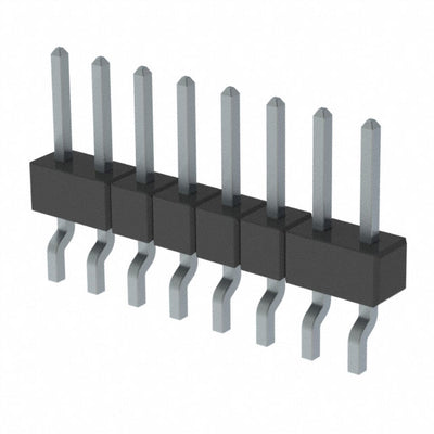 MMT-108-02-T-SH-P by Samtec Inc. - CONNECTOR HEADER SMD R/A 8POS 2MM