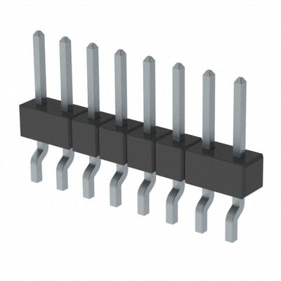 MMT-108-02-T-SH-K by Samtec Inc. - CONNECTOR HEADER SMD R/A 8POS 2MM