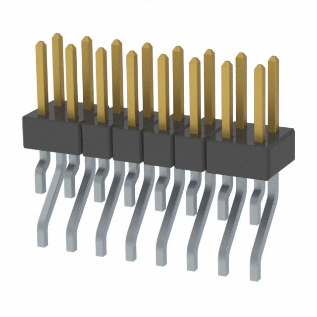 MMT-108-02-F-DH-P-TR by Samtec Inc. - CONNECTOR HEADER SMD R/A 16POS 2MM