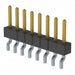 MMT-108-02-SM-SH-TR by Samtec Inc. - CONNECTOR HEADER SMD R/A 8POS 2MM