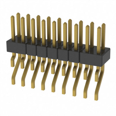 MMT-109-02-H-DH by Samtec Inc. - CONNECTOR HEADER SMD R/A 18POS 2MM
