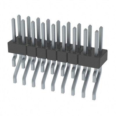 MMT-109-02-T-DH-TR by Samtec Inc. - CONNECTOR HEADER SMD R/A 18POS 2MM