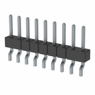 MMT-109-02-T-SH-TR by Samtec Inc. - CONNECTOR HEADER SMD R/A 9POS 2MM
