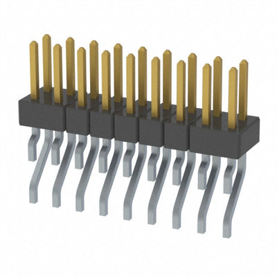 MMT-109-02-S-DH by Samtec Inc. - CONNECTOR HEADER SMD R/A 18POS 2MM