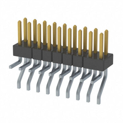 MMT-109-02-SM-MT-K-TR by Samtec Inc. - CONNECTOR HEADER SMD R/A 18POS 2MM