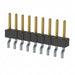 MMT-109-02-FM-SH by Samtec Inc. - CONNECTOR HEADER SMD R/A 9POS 2MM