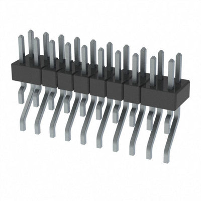 MMT-110-01-T-DH-K-TR by Samtec Inc. - CONNECTOR HEADER SMD R/A 20POS 2MM