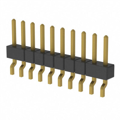MMT-110-02-H-SH by Samtec Inc. - CONNECTOR HEADER SMD R/A 10POS 2MM