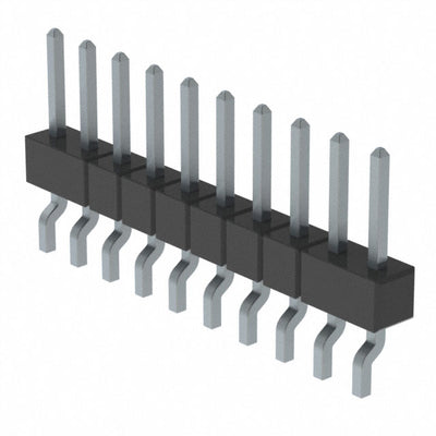 MMT-110-02-T-SH-K-TR by Samtec Inc. - CONNECTOR HEADER SMD R/A 10POS 2MM