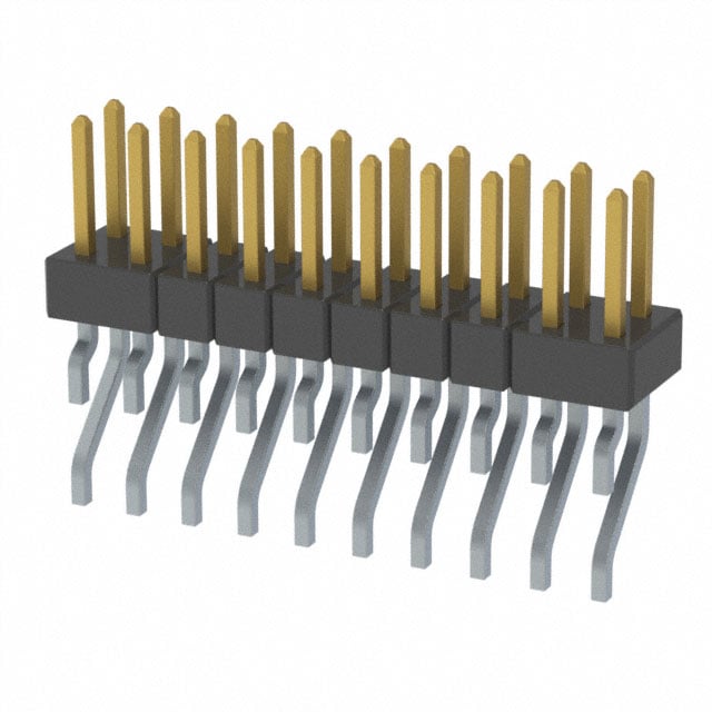 MMT-110-02-L-DH-P-TR by Samtec Inc. - CONNECTOR HEADER SMD R/A 20POS 2MM