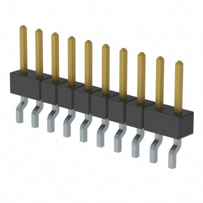 MMT-110-02-L-SH by Samtec Inc. - CONNECTOR HEADER SMD R/A 10POS 2MM