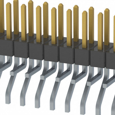MMT-122-02-F-MT-K by Samtec Inc. - CONNECTOR HEADER SMD R/A 44POS 2MM