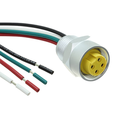 MN44PW02M010 by Amphenol Sine Systems Corp - CABLE 4POS FMALE TO WIRE 3.28