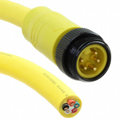 MN57AC01M100 by Amphenol Sine Systems Corp - CABLE 5POS MALE TO WIRE 32.8