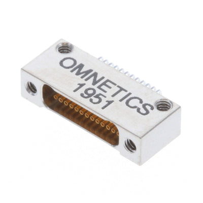 A29100-025 by Omnetics - CONNECTOR D-TYPE RCPT 25P SMD R/A SLD