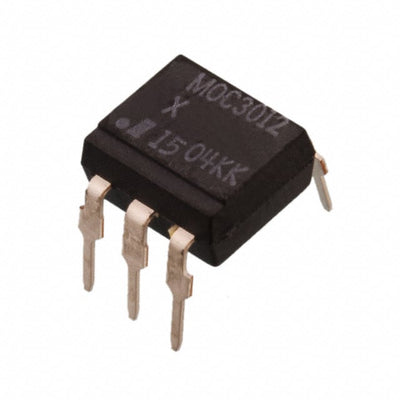 MOC3041X by Isocom Components 2004 LTD - OPTOISOLATOR 5.3KV TRIAC 6DIP
