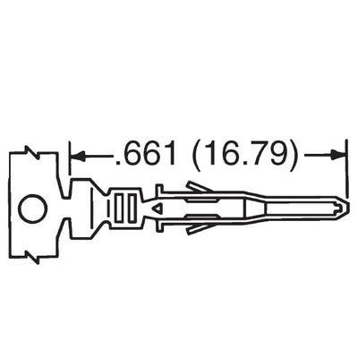39000088 by Molex - CONNECTOR PIN 22-28AWG CRIMP GOLD