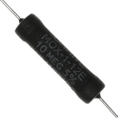 MOX-1-121005JE by Ohmite - RESISTOR 10M OHM 5% 2.5W AXIAL